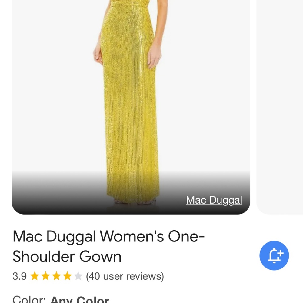 Mac Duggal Gown